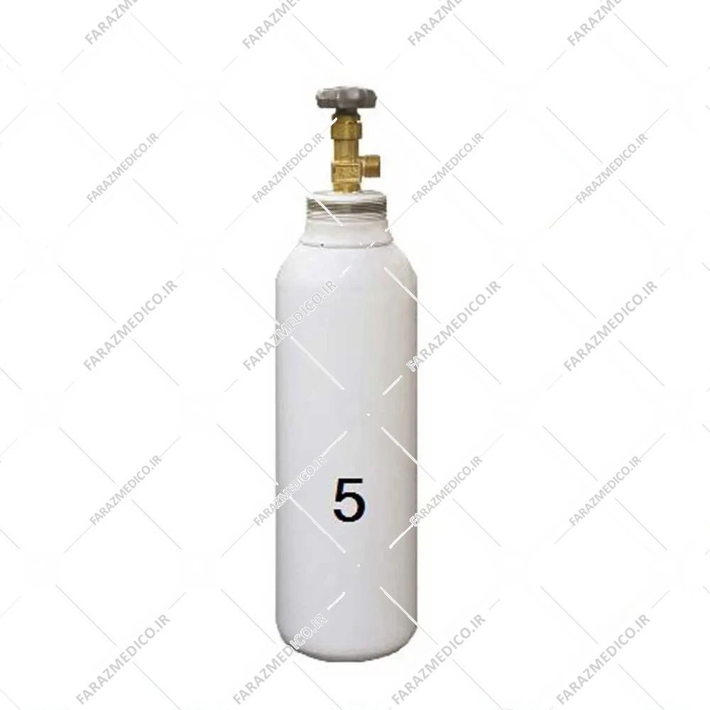 کپسول اکسیژن 5 لیتری آهنی